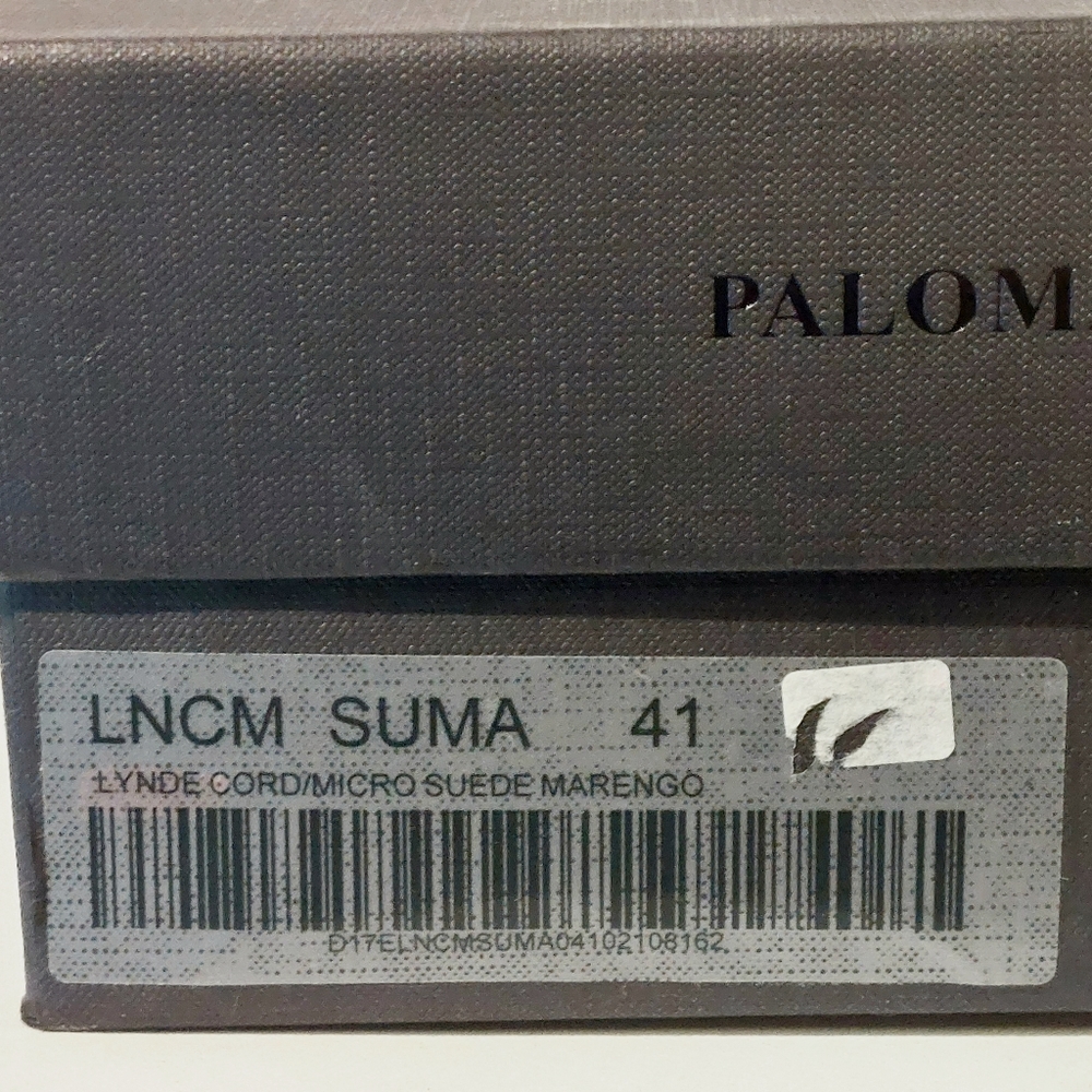 Paloma Barcelo grey microsuede espadrille flatform slingback sandals, EU41, new - Picture 15 of 15